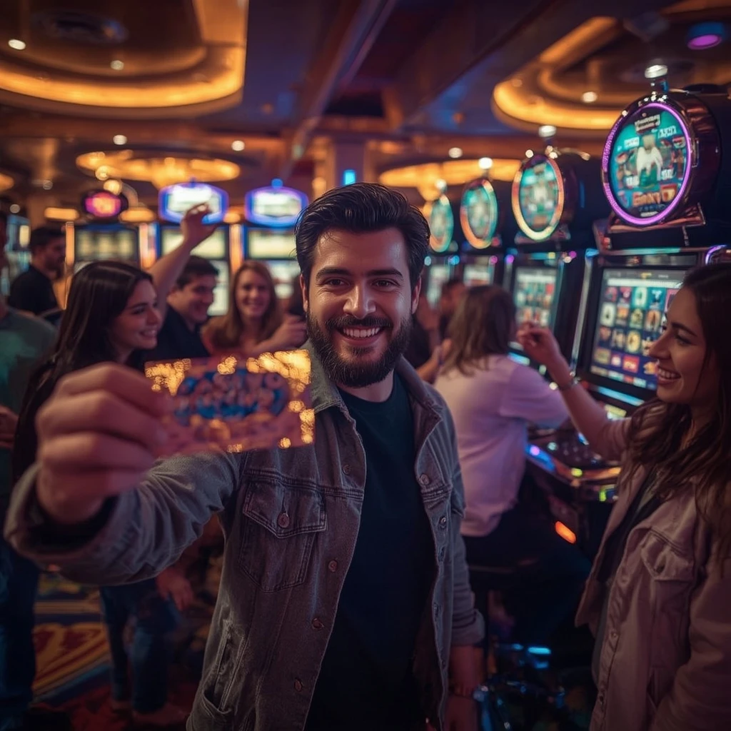 une personne avec un bonus du casino Le Roi Johnny Casino